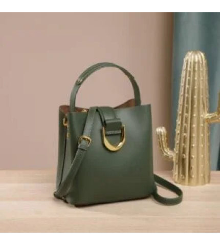 Versatile Genuine Leather Crossbody Messenger Bag