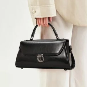 Stylish Women’s Leather Crossbody Shoulder Bag – Small Cowhide Handbag