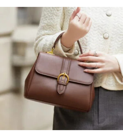 Genuine Leather Shoulder Messenger Bag