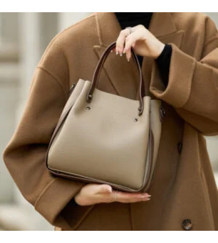 Limited Edition Genuine Leather Winter Tote Bag